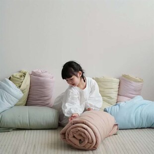 A类全棉针织棉空调被纯棉可机洗夏季 夏被夏凉被单人被子柔软亲肤