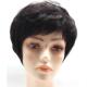 高档全真发假发女短发妈妈松中卷发全蓬头套式 逼真老年假发 短时尚
