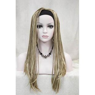 高档假小辫可以直接与戴梯度嘻哈流行歌手舞发蹈欧美表演直播逼真