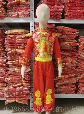 高档歌儿童唱中国红色节日风格击鼓幼儿秧服装舞和女孩说太平鼓民