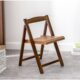 楠竹折叠椅子餐椅家用北欧便携式 竹椅凳子折叠靠背椅休闲椅办公椅