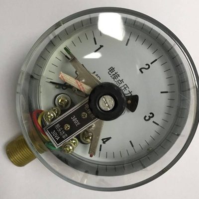 YXC-100 0～1.6mpa 直径100mm 磁助式电接点压力表 触头功率30va