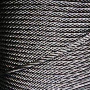 30mm压实股扁丝方钢丝绳打桩机浮吊钢丝绳6K*36WS+IWR钢芯钢丝绳