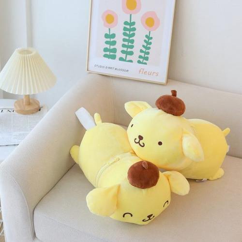 卡通可爱趴趴布丁狗玩偶立体家居纸巾抽卷纸套子抱枕客厅纸巾盒