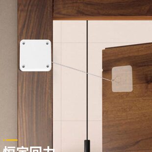 卫生间玻璃防盗衣柜推拉门自动关门重型高门闭门器免打孔缓冲家用