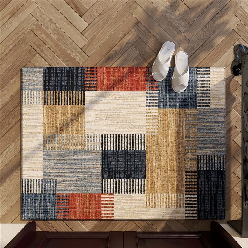 轻奢高级感入户门地毯2024新款玄关除尘耐脏O地垫进门防滑门垫垫