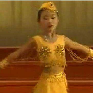 桃李杯舞蹈舞台演出服饰响铃舞少儿童维族新疆民族