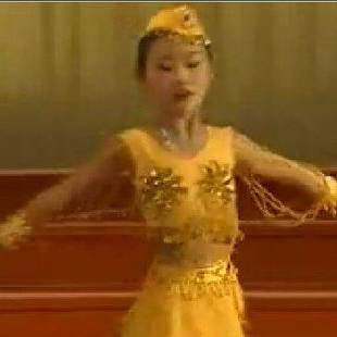 桃李杯舞蹈舞台演出服饰响铃舞少儿童维族新疆民族