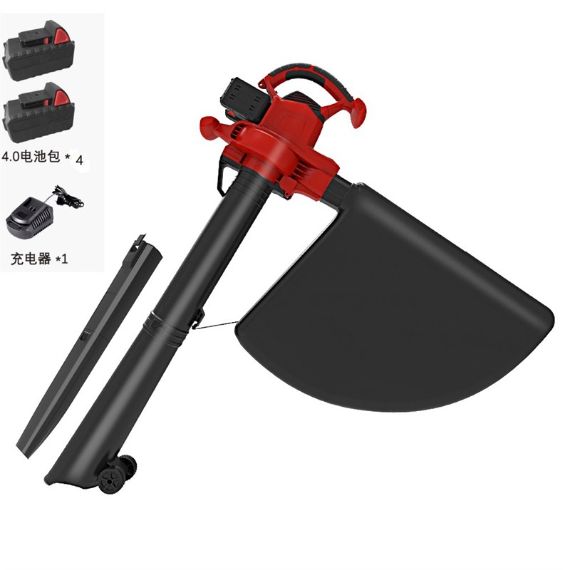 园林树叶吹吸机h锂电强力吹风机落叶收集器充电式除尘扫马路鼓风