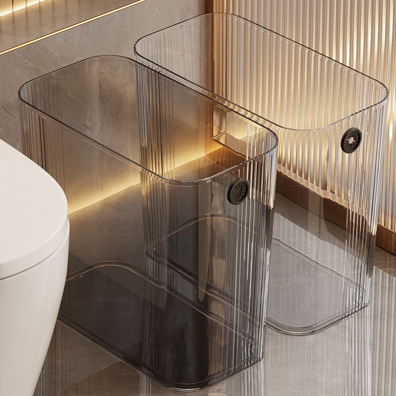 卫生间夹缝垃圾桶家用2025新款轻奢厨I房卧室长方形厕所窄缝卫生