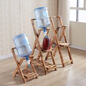 实木桶装 水支架倒置饮水纯净水桶支架大桶水支架家用落地水桶架子