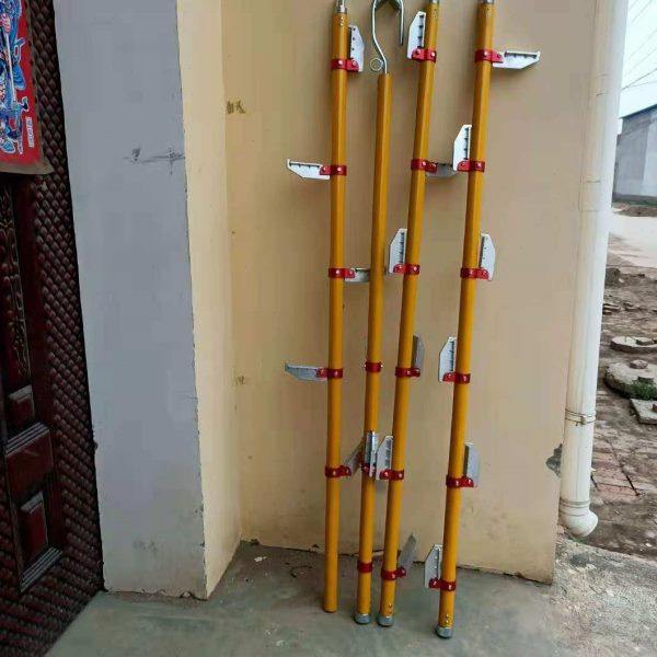 可折叠踏板独角梯硬质绝缘单钩梯子 铁路电气化绝缘单柱爬梯 定做,基础建材,铝合金梯子/移动爬梯,淘宝优惠券,粉丝福利购,淘宝优惠卷