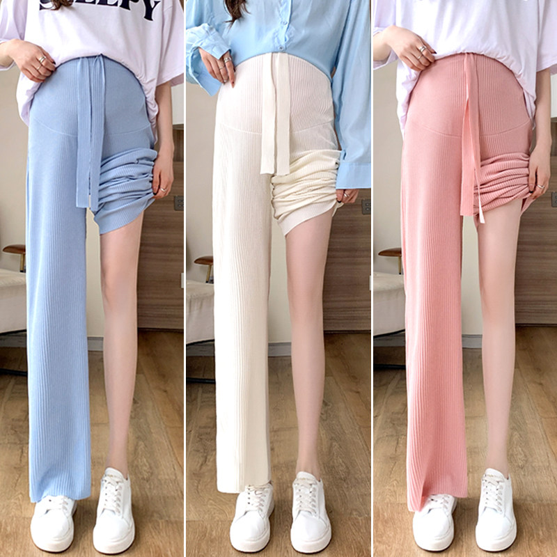 孕妇裤子夏季薄款外穿冰丝阔腿裤宽松垂感春秋季直筒长裤秋装夏装,孕妇装/孕产妇用品/营养,孕妇打底裤,淘宝优惠券,粉丝福利购,淘宝优惠卷