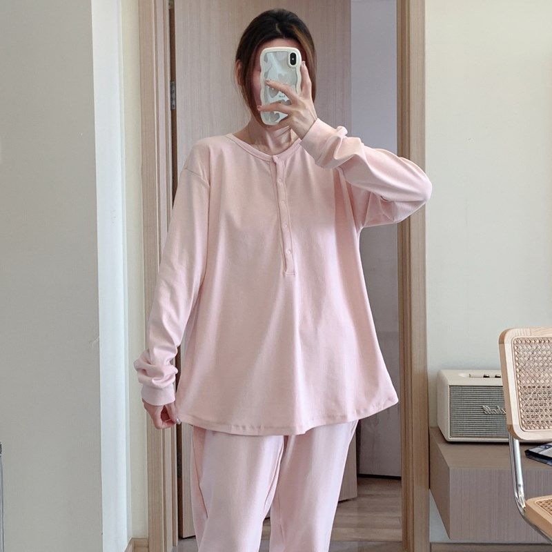 月子服纯秋冬季厚款产后棉孕妇睡衣大码胖MM200斤喂奶哺乳家居服,孕妇装/孕产妇用品/营养,家居服套装,淘宝优惠券,粉丝福利购,淘宝优惠卷