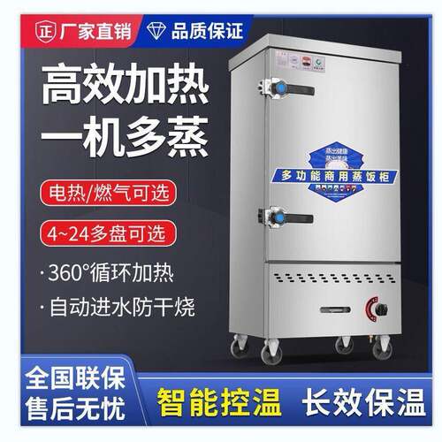 蒸饭智能商用电蒸箱米饭全自动家用小型燃气食堂米饭包子馒头整柜