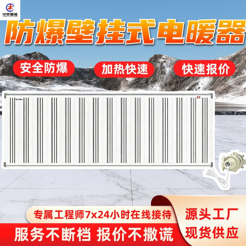 壁挂防爆电采暖器温度可调煤矿井下硐室取暖壁挂防爆电采暖器