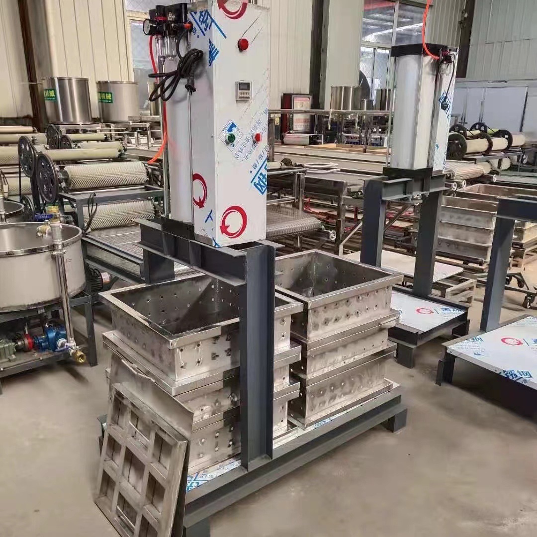 全自动豆腐干生产线 家用换代豆干机 五香豆腐干机器设备豆制品