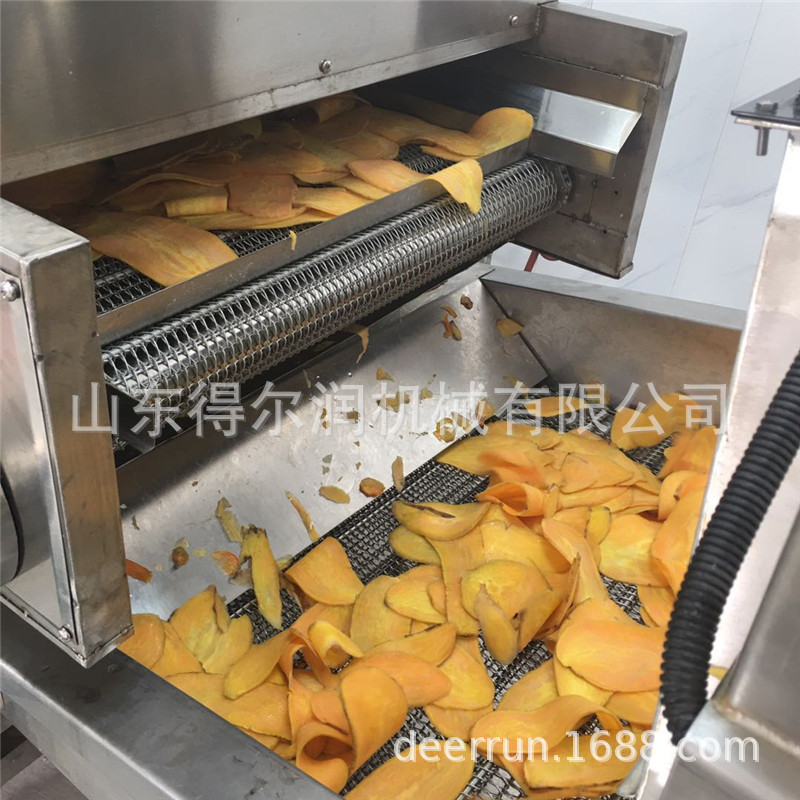 得尔润机械 全自动鲜切红薯地瓜片油炸生产线 定制产量上门安装
