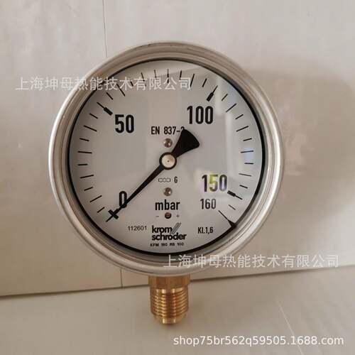 Krom/KFM160RB100燃气压力表