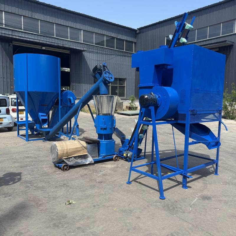 400型出口饲料颗粒生产线 牛马猪鸡饲料机 玉米粒草料饲料颗粒机