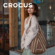 德国CROCUS Light系列条纹托特包小众波浪纹飞织包05