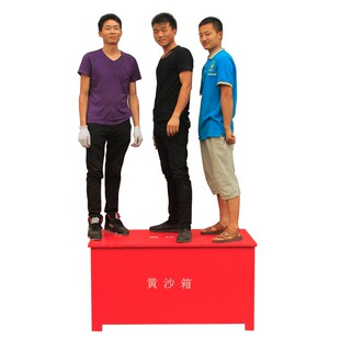 消防黄沙箱0.5/1立方2防汛沙袋箱灭火箱加油站专用消防沙箱不锈钢