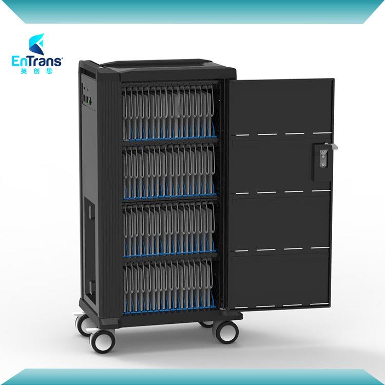 64位数据同步USB平板充电柜ABS隔板支持16台设备同时进行数据传输