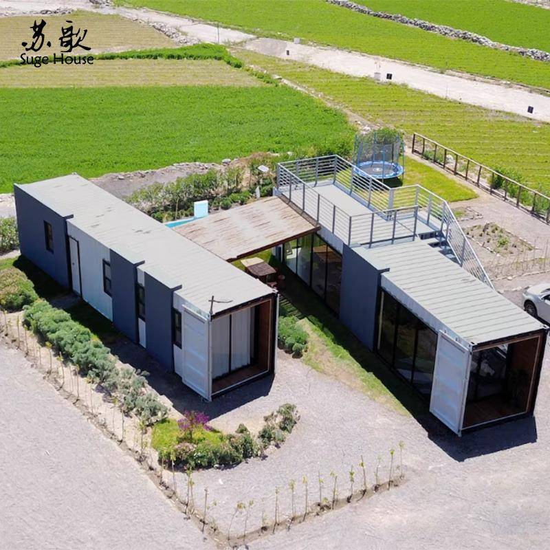 全新镀锌钢结构集装箱活动房改造创意新型模块化住人房屋阳光房