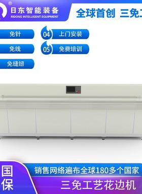 新工艺窗帘花边机花样压花缝纫免针线缝制帘头布高温热压拼接一体