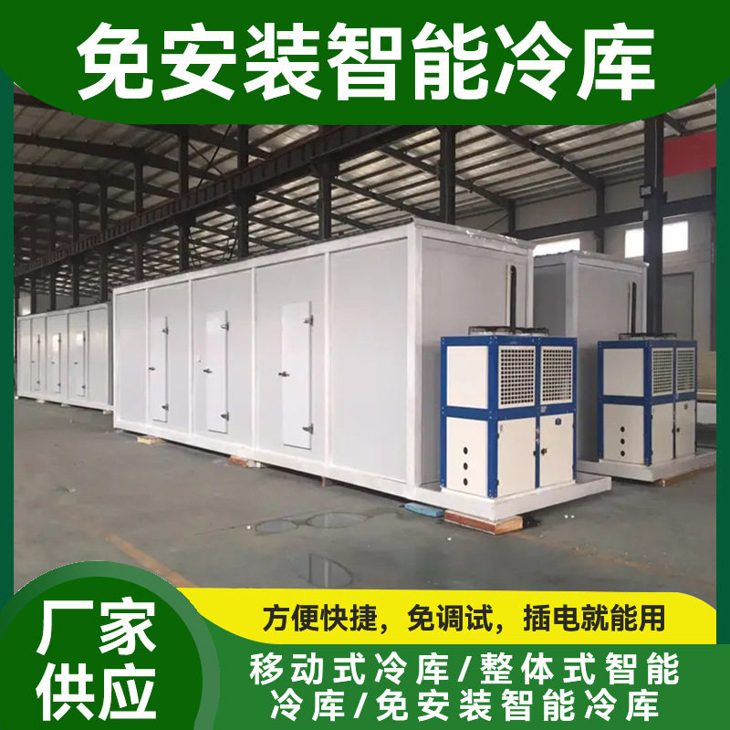 整体式智能冷库 蔬菜水果肉类水产冷冻冷藏速冻库免安装智能冷库,机械设备,制冷设备,淘宝优惠券,粉丝福利购,淘宝优惠卷