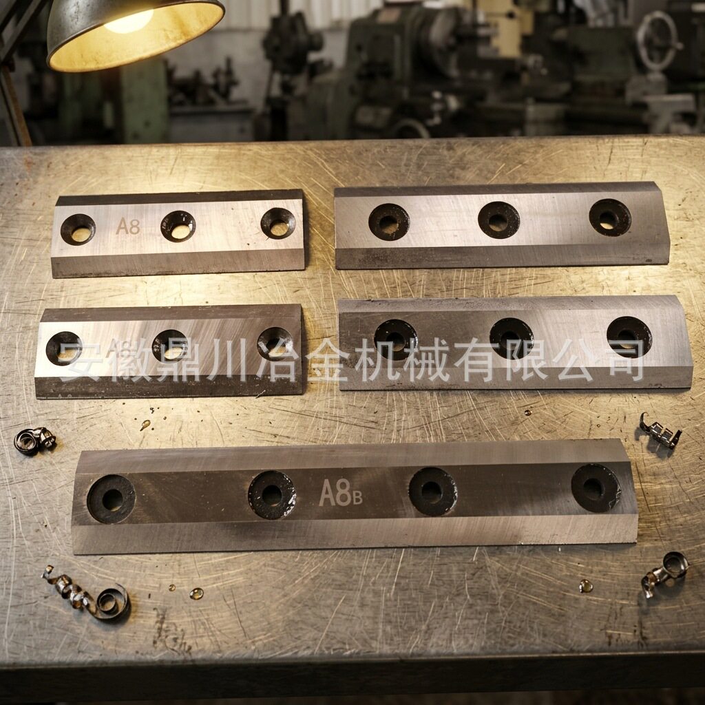 碎枝机刀片园林移动式木材树枝粉碎机刀A8钢刀SKD11破碎机刀厂家图片