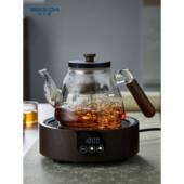 V3FP玻璃煮茶壶蒸煮一体式 茶壶四代蒸茶壶陈皮白茶电陶炉用