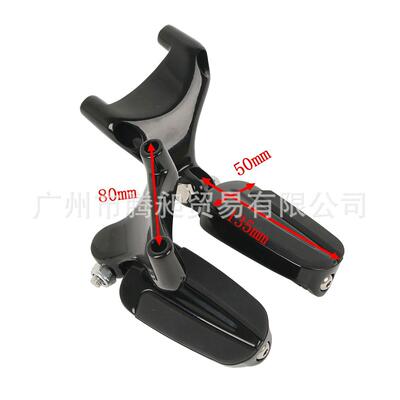 适用于哈雷XL8831200改装黑色脚踏总成04-13年