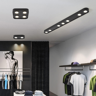 无主灯筒灯客厅照明吸顶灯 led防眩光不吊顶卧室过道明装长条灯