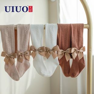 婴儿打底裤 宝宝连裤 薄款 夏季 大pp打底袜连脚 袜春秋纯棉女童袜裤