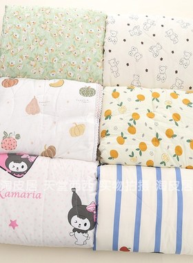 40785A类婴儿级!可机洗可爱卡通印花夏凉被空调被春秋薄被子1.36