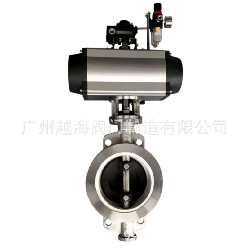 气动对夹式碳钢耐磨陶瓷蝶阀D373TC D973TC-10C D673TC广州越海,五金/工具,蝶阀,淘宝优惠券,粉丝福利购,淘宝优惠卷