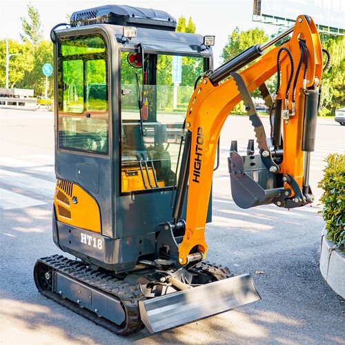 HT18Hydraulic Excavator 驾驶室款履带式小挖掘机家用工程挖机