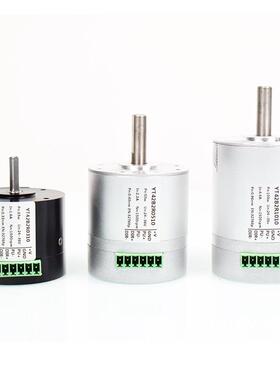 42圆法兰一体式直流伺服电机脉冲/485通讯控制可加CAN 33W50W100W