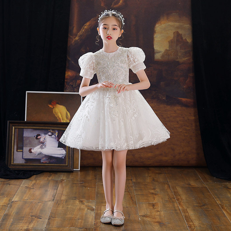 儿童礼服公主裙蓬蓬小孩花童婚纱女童生日走秀洋气钢琴演出服高端,童装/婴儿装/亲子装,儿童礼服,淘宝优惠券,粉丝福利购,淘宝优惠卷