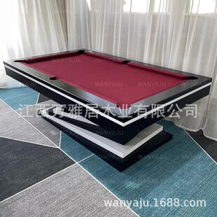 家用中式标准型台球桌桌球案台球杆大理石球台厂家钢库台