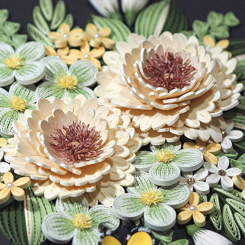 手韵衍纸diy手工衍纸材料包衍纸画套装工具贺卡相框成品牡丹花