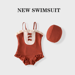 儿童泳衣女童1 高级感6 3岁宝宝可爱公主洋气游泳衣2女孩速干5泳装