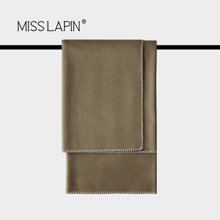 澜品北欧风咖色披毯轻奢客厅沙发盖毯酒店样板间卧室搭毯床尾巾