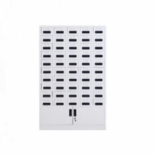 胤运 钢制50五十斗卡片目录柜钥匙包储物柜铁皮抽屉式零件整理柜