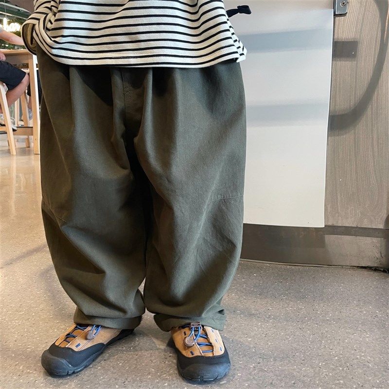 男童裤子秋季儿童休闲裤2024新款男孩长裤秋款韩版洋气童装春秋款