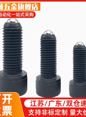 替代HRSM4/5/6/8圆柱头型锁紧螺栓 无弹簧滚动定位珠 支承螺栓PKZ