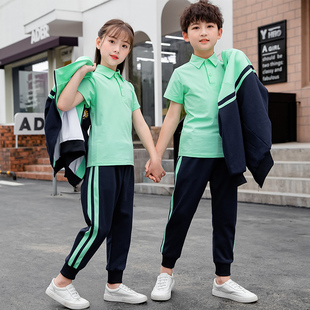 2021春夏季运动套装幼儿园园服秋装中学小学生校服大男童女童班服