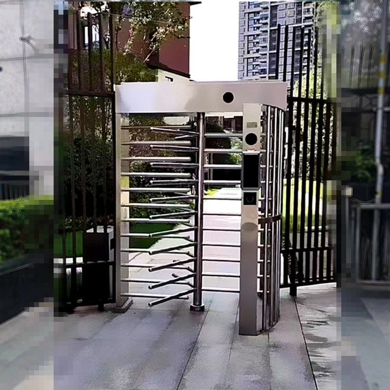 全高转闸机防尾随门单向闸小区人行门禁闸机双向通行转门旋转闸门