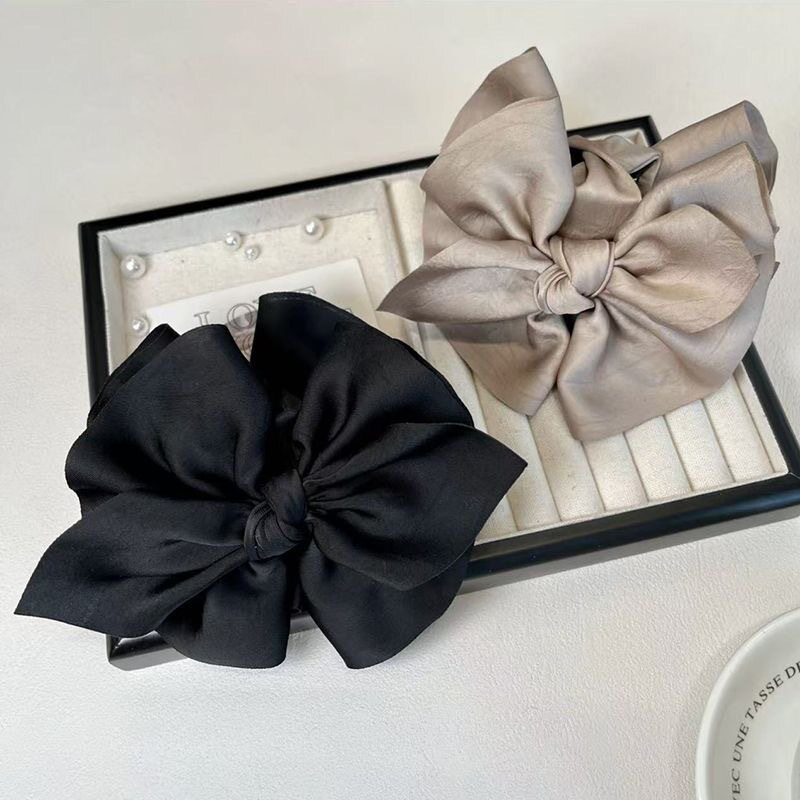 【下单立减50】赫本风大号蝴蝶结抓夹女高级感鲨鱼夹发卡头饰_jh,饰品/流行首饰/时尚饰品新,发饰,淘宝优惠券,粉丝福利购,淘宝优惠卷